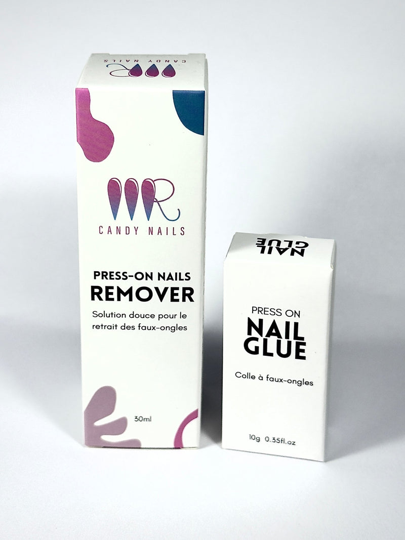 1 Colle liquide 10g + 1 Remover 30ml - MR CANDY NAILS