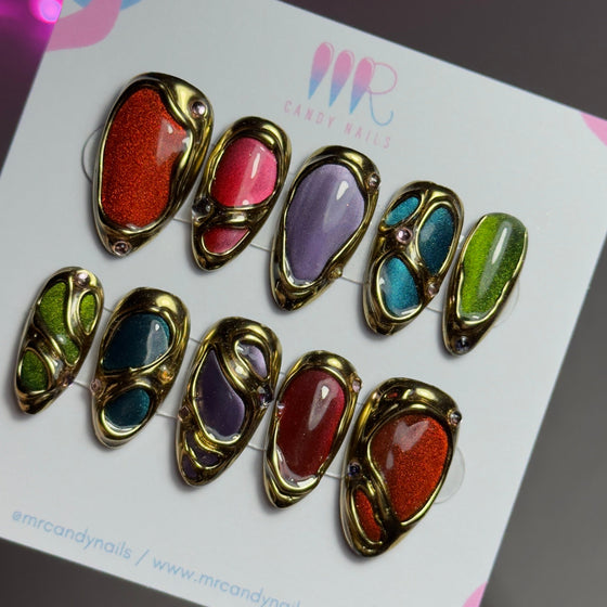 Custom press-on nails