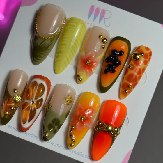 Custom press-on nails
