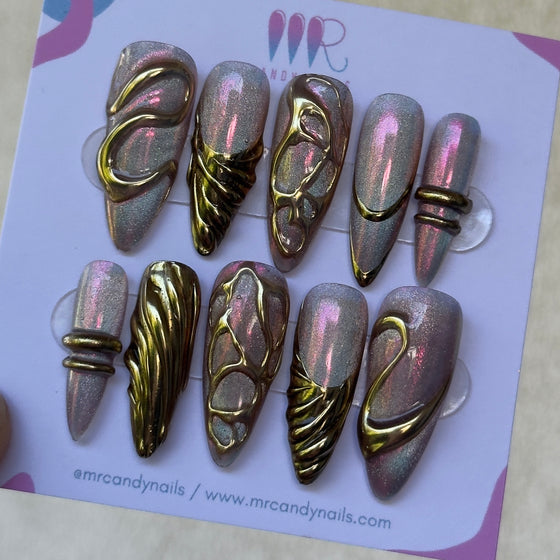 Custom press-on nails