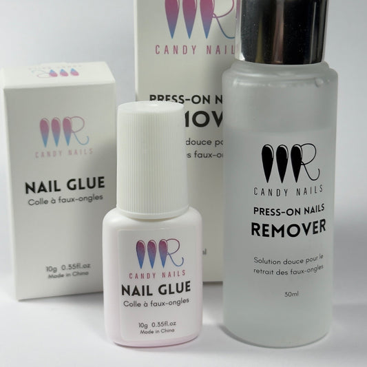 1 Colle liquide 10g + 1 Remover 30ml - MR CANDY NAILS