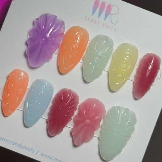 Custom press-on nails