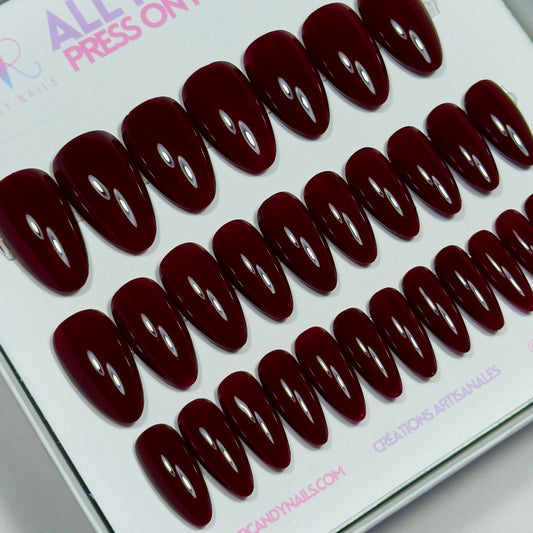 Blood Moon - Amande Médium / ALL INCLUSIVE - MR CANDY NAILS