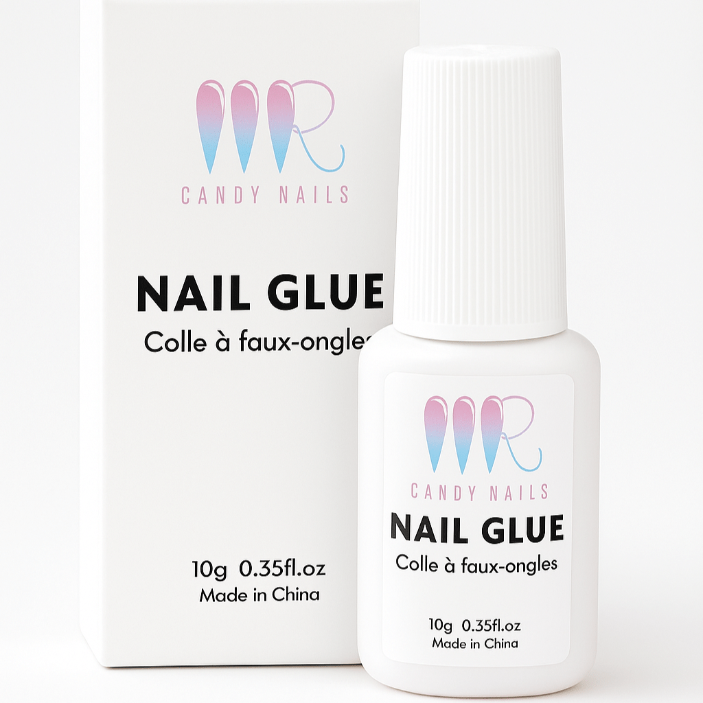 Colle à Faux Ongles 10g - Applicateur Pinceau - MR CANDY NAILS