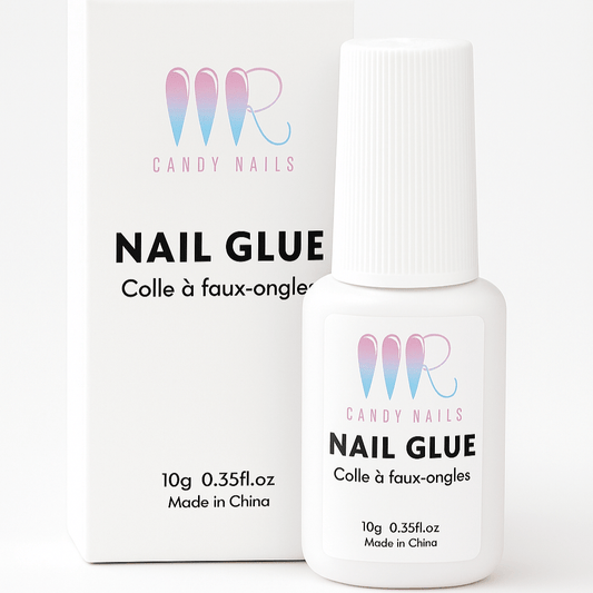 Colle à Faux Ongles 10g - Applicateur Pinceau - MR CANDY NAILS