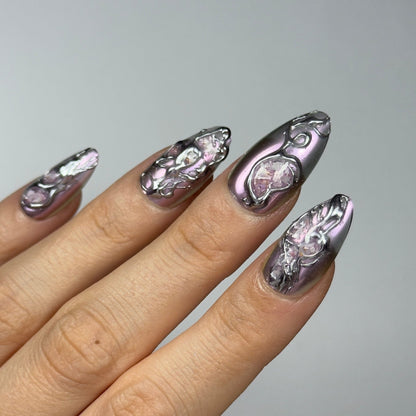 Pink Molten Metal - MR CANDY NAILS