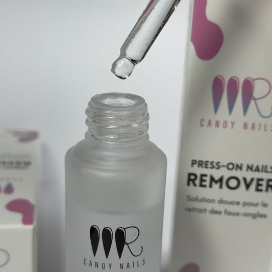 press on nails remover solution douce retrait des faux ongles, retirer les faux ongles facilement 
