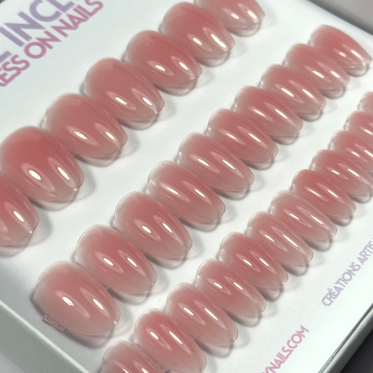 Soft Gel Real Natural - Rond court / ALL INCLUSIVE - MR CANDY NAILS