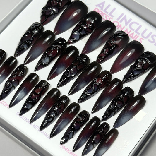 Stranger Kids - Stiletto Long / ALL INCLUSIVE - MR CANDY NAILS