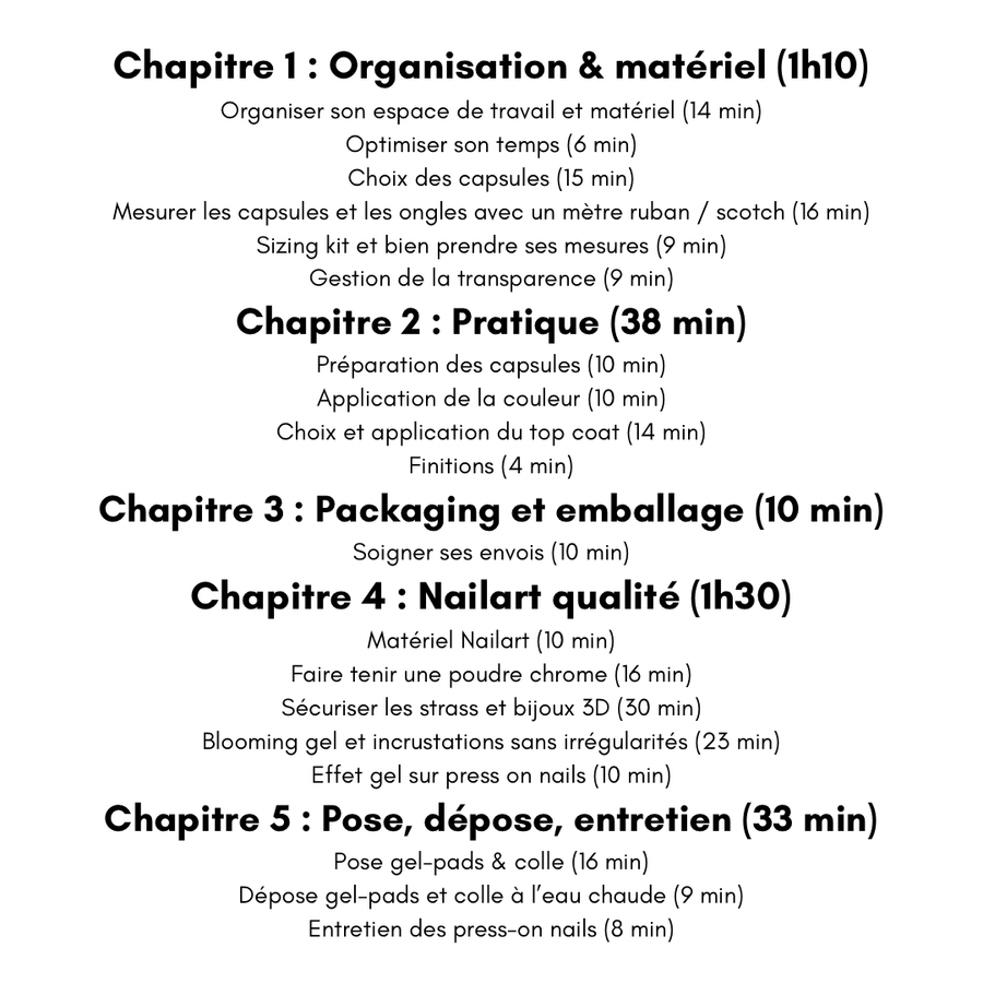VIDEO - Cours en ligne - Press on Nails qualité - MR CANDY NAILS
