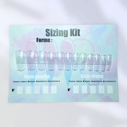 Sizing Kit (kit de mesure) - Expédition sous 24h (jour ouvrés uniquement) - MR CANDY NAILS